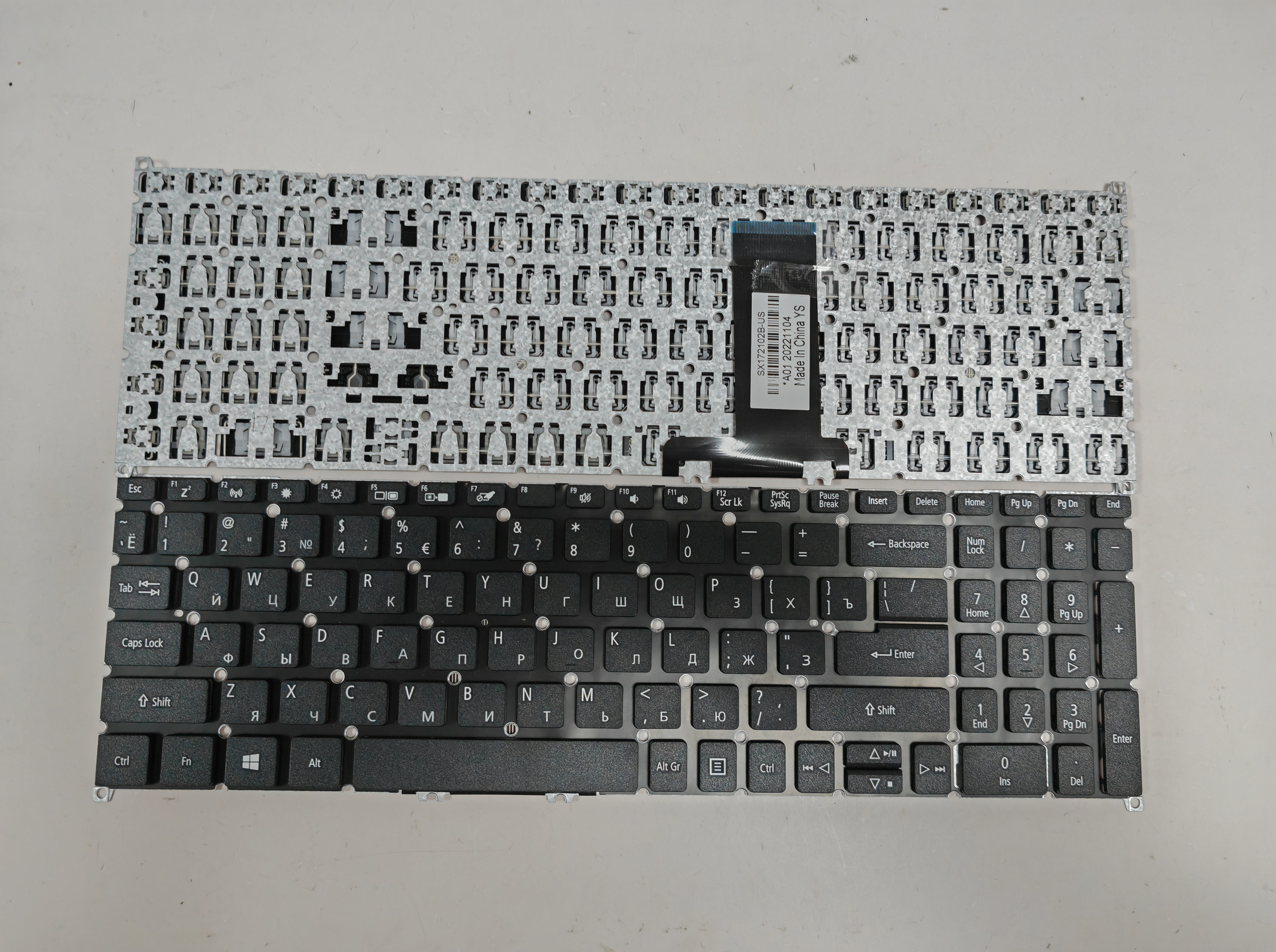 Picture of New Replacement Laptop Keyboard For ACER NP515-51/SP515-51/N17W1/A317-51 without switch BLACK (OEM) RU Layout